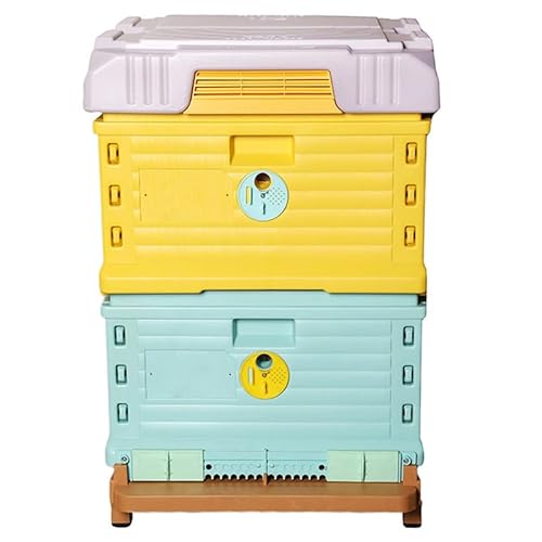 Bee Hive Starter Kit - Isolierte Bienenstockboxen Set für Hinterhof-Imkerei, ohne Rahmen