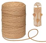 Multiusos: este tipo de cuerda de algodón es muy adecuado para tu familia y amigos para hacer manualidades tradicionales. Se puede utilizar para artes y manualidades, pequeños envoltorios de regalos, cajas de alimentos, decoración del hogar, decoración de tiendas, accesorios de boda, decoraciones de Navidad y cualquier otra cosa que prefieras.