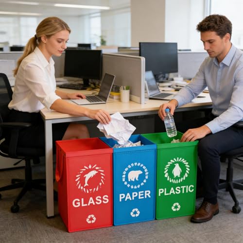 Sacs de recyclage réutilisables pour déchets maison jardin cuisine - 2