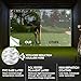 Joogto Golf Simulator Impact Screen for Indoor/Outdoor, Impact Screen Golf Simulator with 28-32 Upgraded Grommets, Self-Restoration Crease Fabric,4mm Thicker Impact Screen with Storage Bag