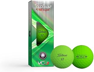 2022 Titleist VG3 Matte Green 3 Pack (1 Sleeve)