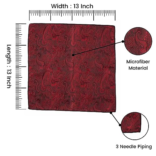 Image of The Tie Hub Microfiber Pocket Square For Men | Pocket Square for Men for Suits & Blazers