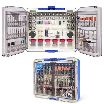 HARDELL Rotary Tool Accessories, Fits Dremel Rotary Tools, 508PCS Power Rotary Tool Bits with 1/8"(3.2mm) Diameter Shanks, Universal Fitment for Sanding, Drilling, Polishing, Carving, Polishing