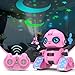 Robot Toys for Boys and Girls, Rechargeable Remote Control Robot with Auto-Demonstration, Light Projection, Dance Moves, Music, and Gesture Sensing –Toy Robot Gifts for 6+ year old Girls (Pink)
