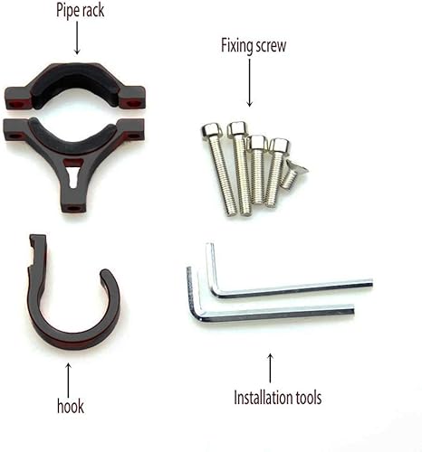 Miniatura 10 de Gancho universal para motocicleta, gancho de garra para bolsa colgante de bicicleta eléctrica, gancho para casco de scooter, soporte de gancho de