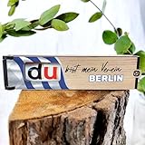 🍫 Diese Duplobox aus Holz ist eine süße und einzigartige Geschenkidee für einen Berlin Fan. Die Box kommt inkl. der längsten Praline der Welt.