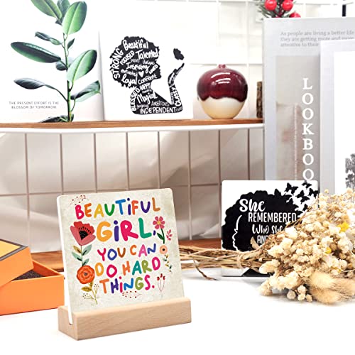 Inspirational-Quotes-Desk-Decor-Gifts-For-Women-Girls-Friends-Motivational-Sign-Ceramic-Plaque-With-Wooden-Stand-Cheer-Up-Gifts-For-Friends-Women-Beautiful-girl