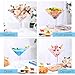 Unbreakable Jumbo Martini Glasses Set of 4, 48 oz Plastic Cocktail Glasses, Reusable, BPA Free, Detachable, Perfect for Picnic, Beach & Patio Party, Appetizers, Birthday, Wedding and All Events