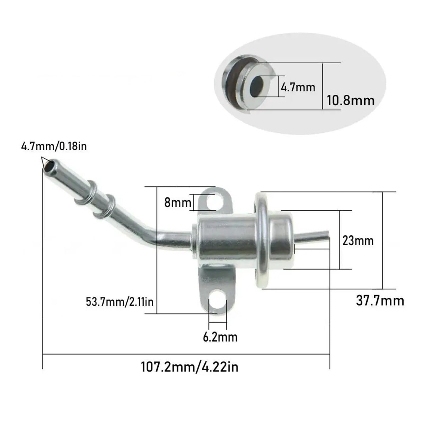 Regulador De Presión Combustible, Compatible For Toyota 4Runner, Tacoma, Tundra, FJ Cruiser 4.0L (2003-2012) regulador de presión de inyección de combustible del vehículo