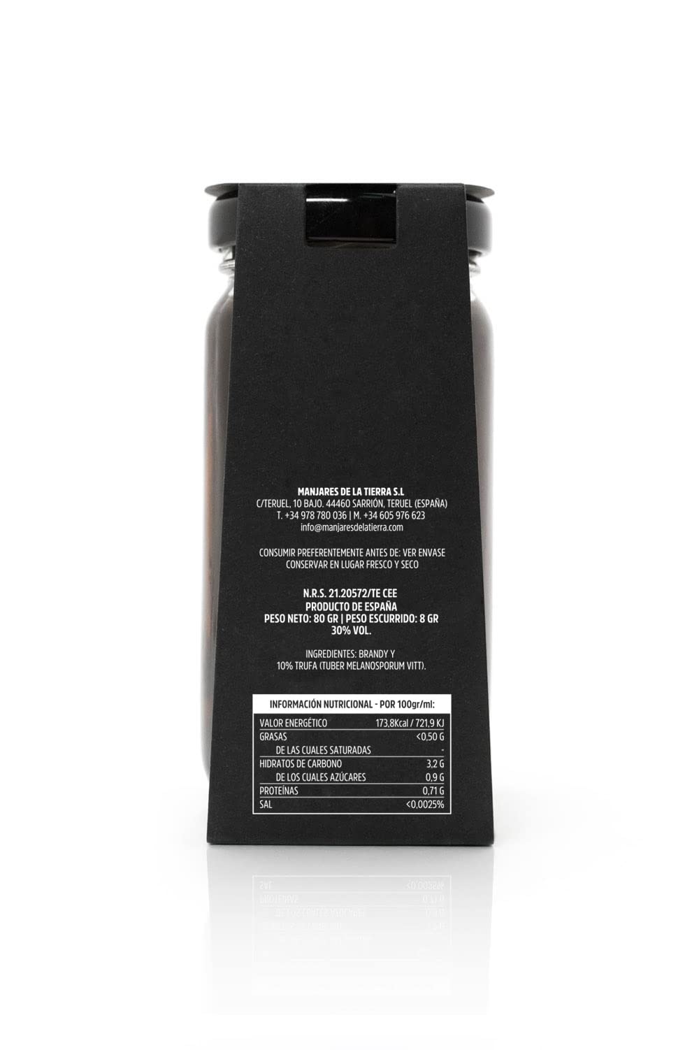 Trufa Negra en Brandy variedad Tuber Melanosporum de Teruel para cocinar - Producto de España
