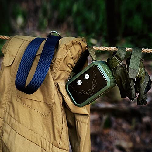 DOSS Bluetooth Speaker, Traveler Loudspeaker Systems Wireless Speaker with 20W Big Sound and Bold Bass, IPX6 Waterproof, TWS, 12H Playtime, 5 Light Modes, Portable Speaker for Outdoor-Black - Thumbnail 6