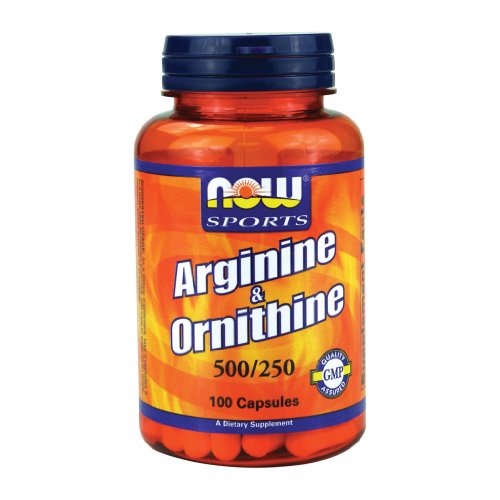 NOW Foods L-Arginine & Ornithine 500/250 mg - 100 Capsules