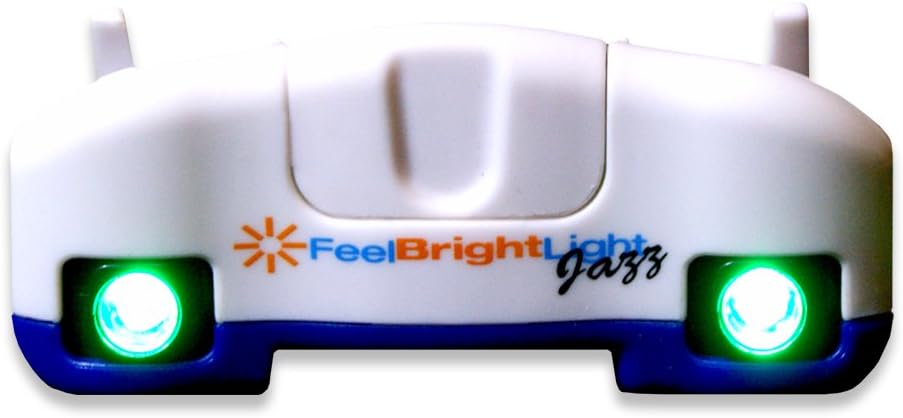 Jazz Portable Light Therapy Device with Replaceable Batteries (Blue)