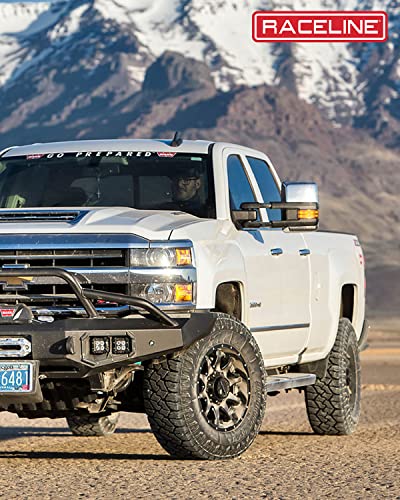 Raceline Wheels 930B Shift Wheel Black 18X9"8X6.5 Bolt Pattern -12Mm Offset/(4.5"B/S) 10 Spoke Aluminum Passenger Car Wheels, Full Size Replacement Black Car Rims #TOP2