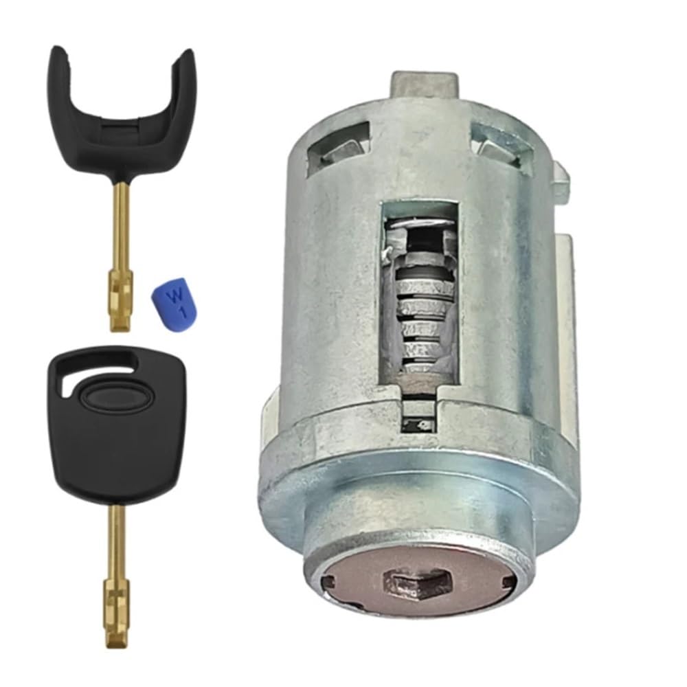 Hzsmyxgs One Color Car Door Lock Compatible With Mondeo Car Front Left Door Lock Barrel Cylinder With 2Pcs Key