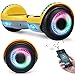 Hoverboard 6,5 Zoll Elektro Scooter für Kinder und Jugendliche, Hoverboards mit Bluetooth LED Leuchte Self Balance Board, 2 x 300 Watt Motor Elektroroller