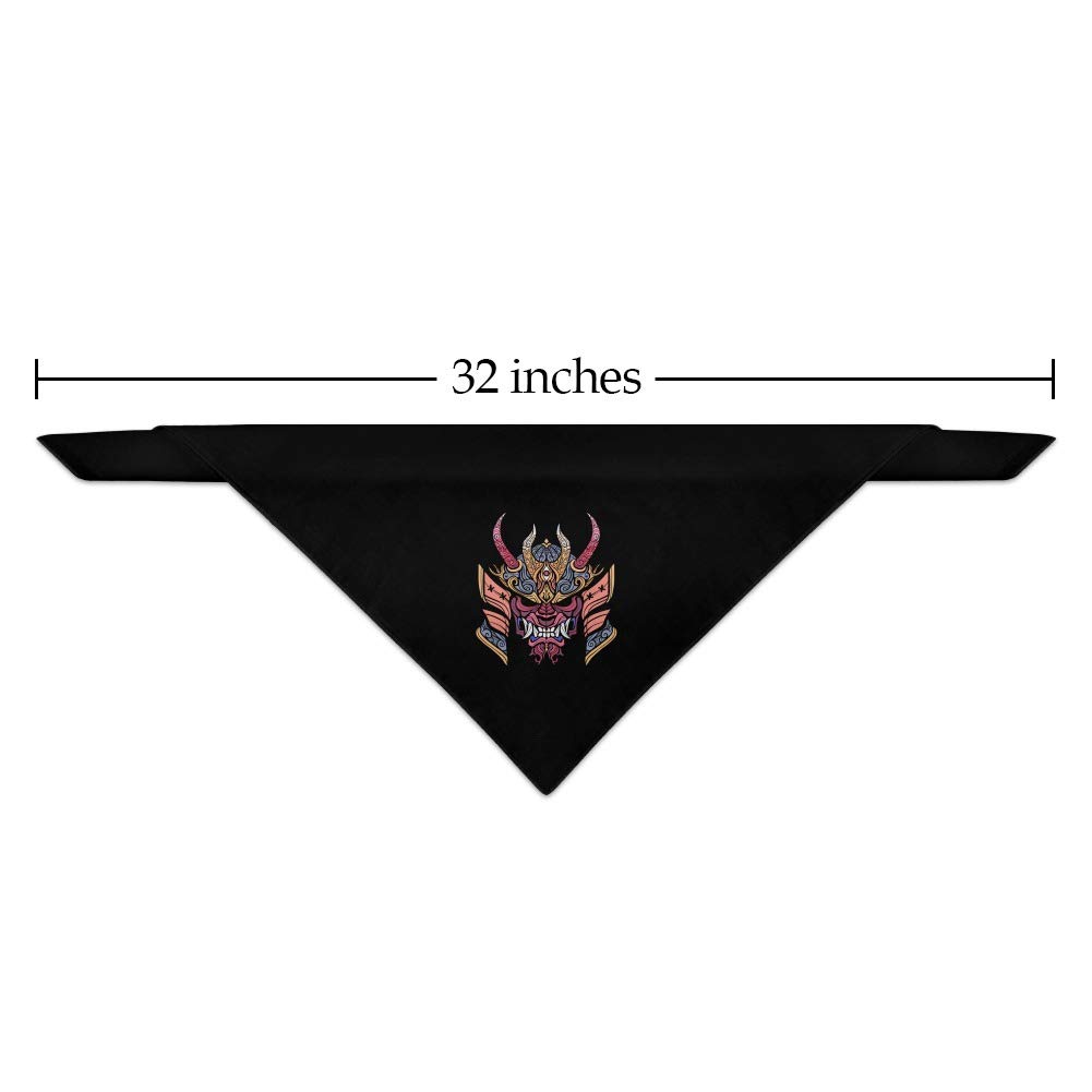GRAPHICS & MORE Samurai Warrior Japanese Demon Oni Mask Dog Pet Bandana