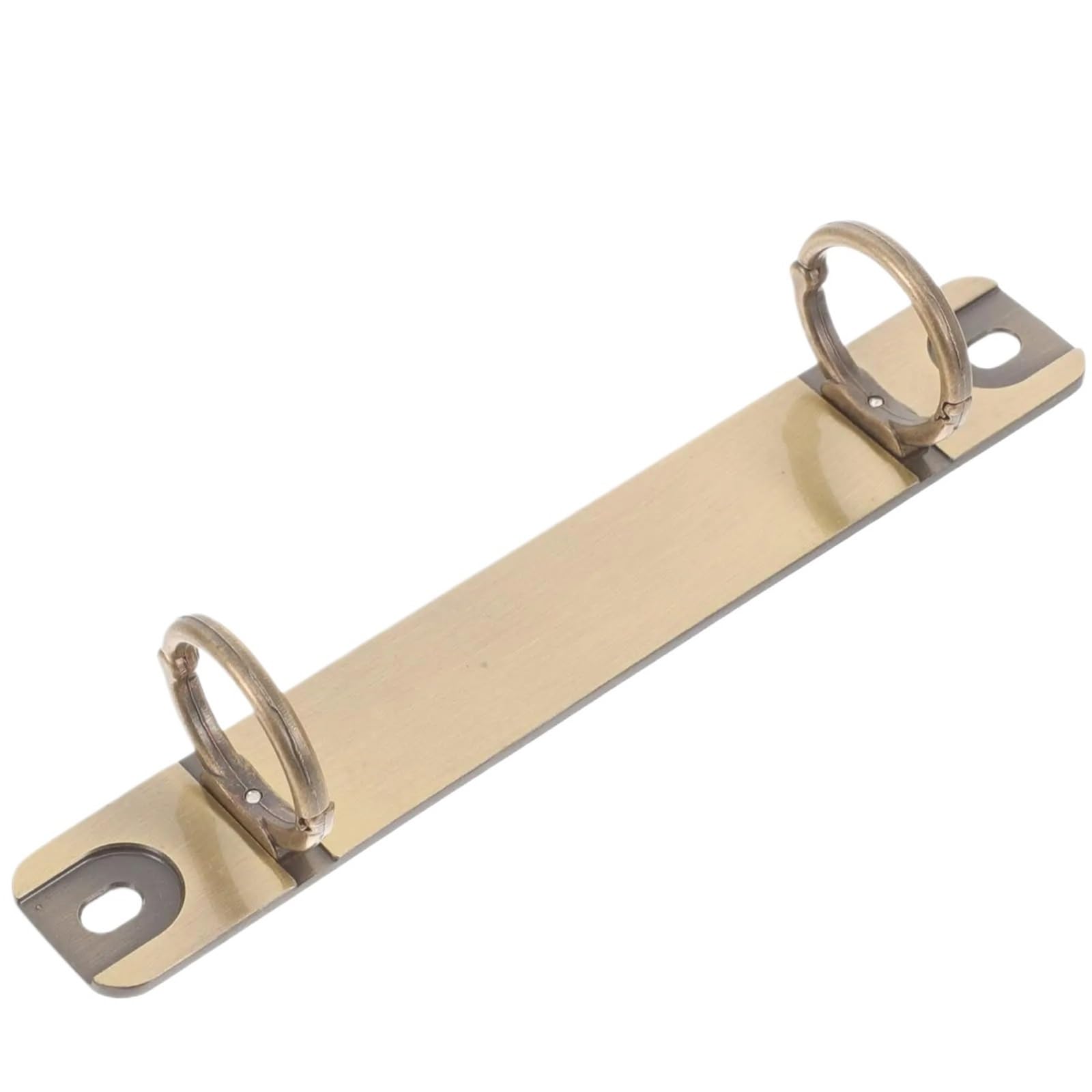 Clip foglie sciolte in metallo multicolore, Meccanismo raccoglitore ad anelli A5, pianificatore porta file con barra dorsale in metallo da 10 pezzi
