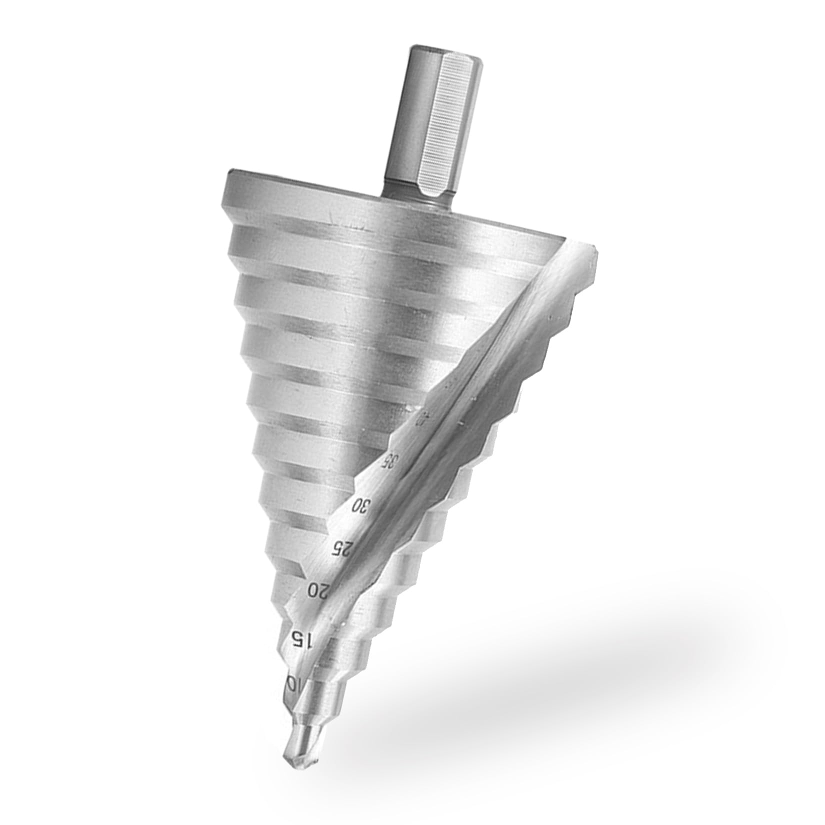 Broca Escalonada 6-60 mm HSS Broca Conica brocas escalonadas para Madera, Plástico, Metal Blando