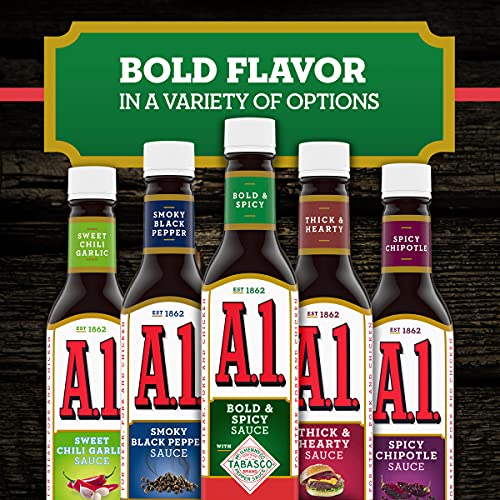 A.1. Bold & Spicy Sauce With Tabasco (10 Oz Bottle) #TOP4
