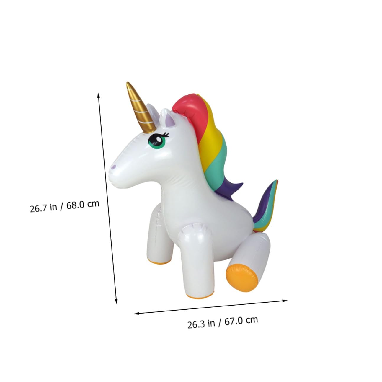 Spruzzatore Gonfiabile Unicorno Giocattolo Pvc per Ragazzo Ragazza
