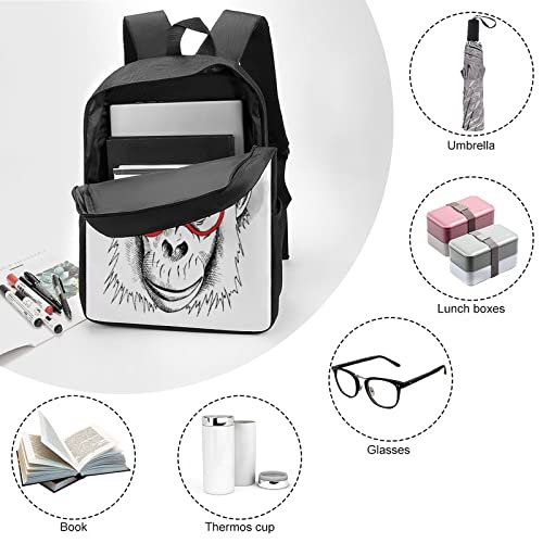 Mochila escolar para niños con diseño de animales 3D de 17 pulgadas 3
