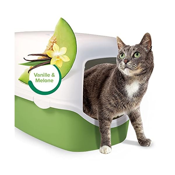 Beaphar Multi Frisch - Geruchsneutralisierer für Katzenklos - Verlängert die Haltbarkeit von Katzenstreu - Duft nach Vanille & Melone - 400 g – Bild 4