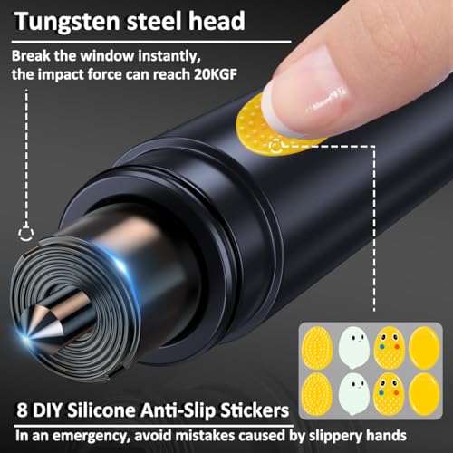 image for smosun Safehammer - 2025 Upgraded Safe Hammer Glass Breaker Under Wate