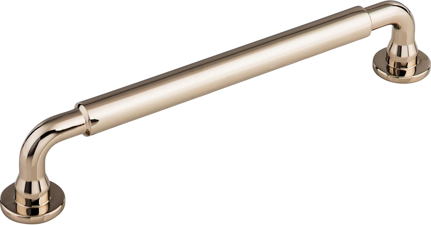 Top Knobs TK824BSN Serene Collection 6-5/16" Lily Pull, Brushed Satin Nickel