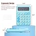 Mr. Pen- Mechanical Switch Calculator, 12 Digits, Large LCD Display, Blue Calculator Big Buttons