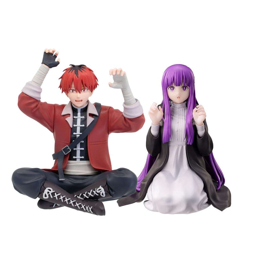 Frieren Anime Figure Set - 2" Mini Fern & Stark Statues, Cake Topper Or Desktop Decor - View #5