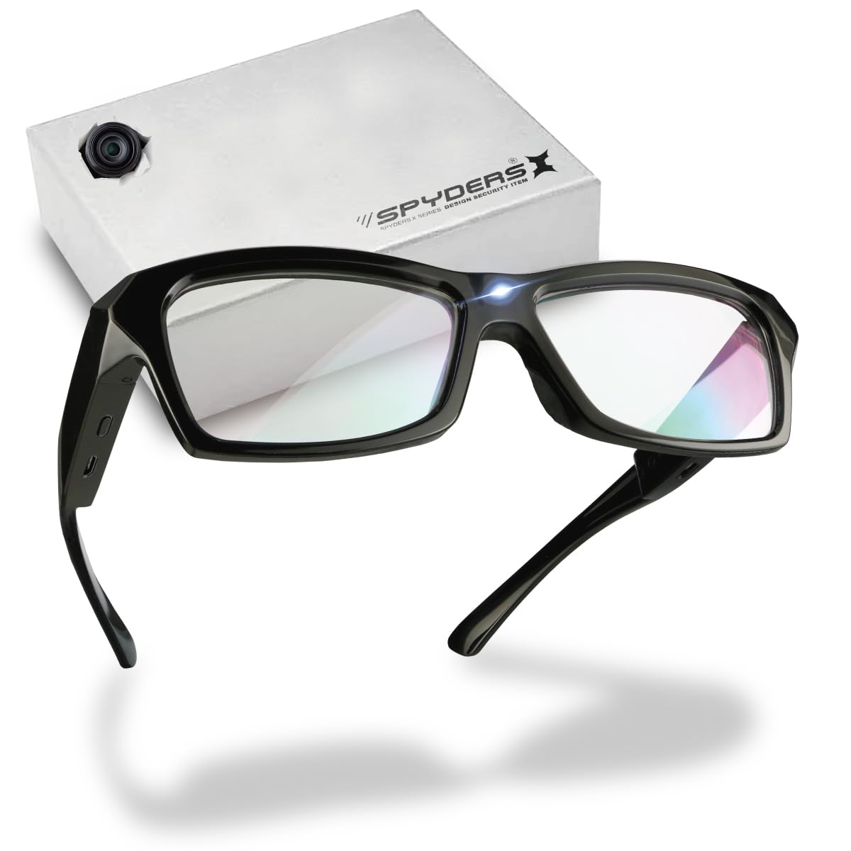 Amazon.co.jp: スパイダーズエックス(SPYDERSX) メガネ型 1080P 小型