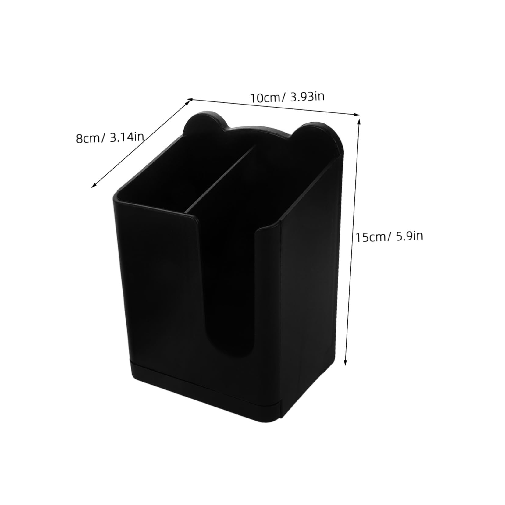 GLEAVI 2pcs Utensil Holder for Kitchen Counter: Wall Mounted Tableware Organizer - Plastic Storage Rack for Spoons and Chopsticks for Modern Kitchens