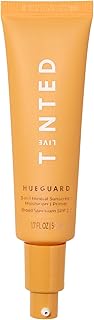 Live Tinted Hueguard® 3-in-1 Mineral Sunscreen, Moisturizer, & Primer for Face and Body - Hydrate and Protect the Skin Year Round - SPF 30 to Protect Against UVA/UVB Rays, 1.7 Fl Oz