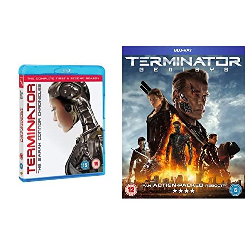 Terminator: Sarah Connor Chronicles: The Complete Series [Blu-ray] [2008] [2009] & Terminator Genisys [Blu-ray] [2015] [Region Free]