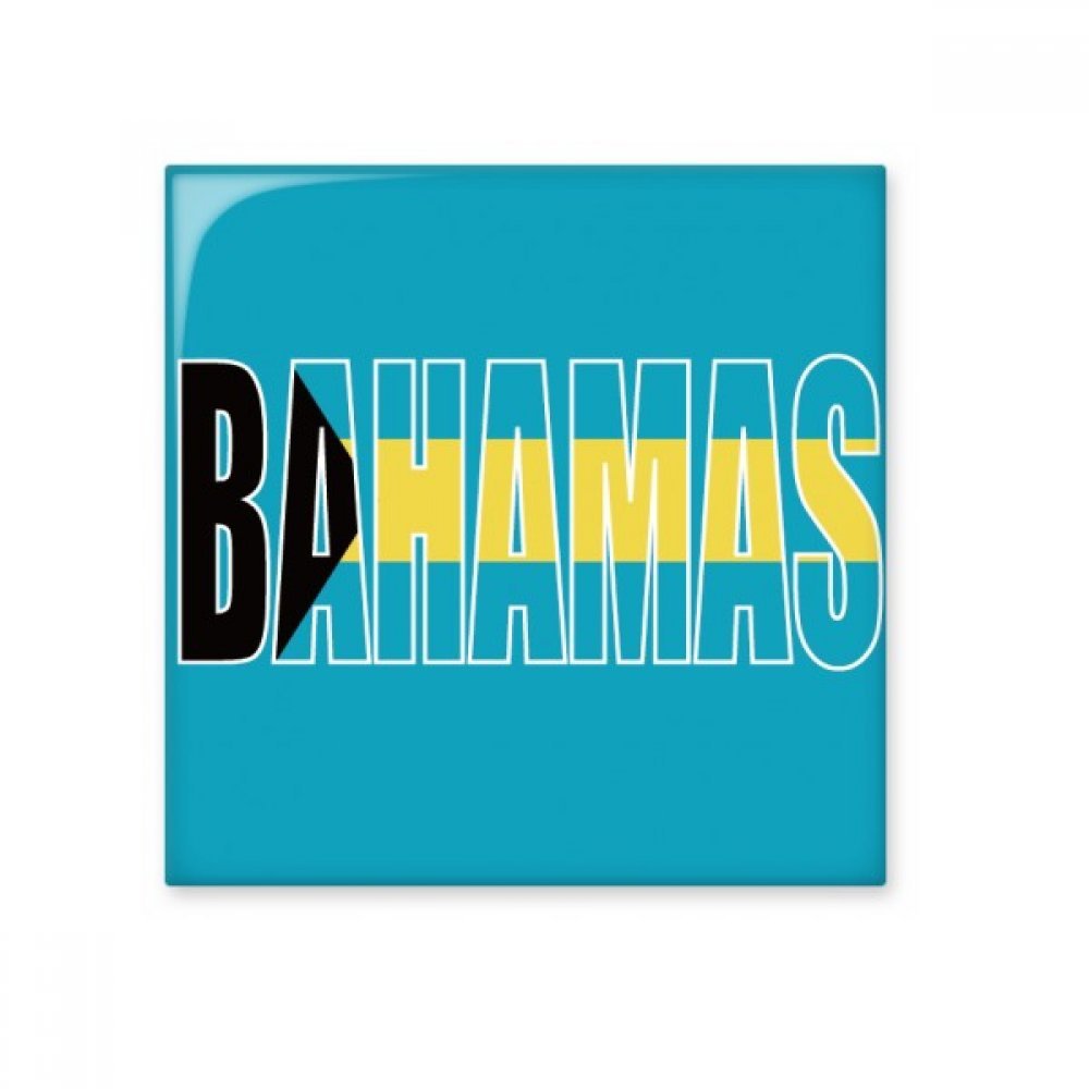 Carrelage Bahamas drapeau en céramique brillante décoration murale