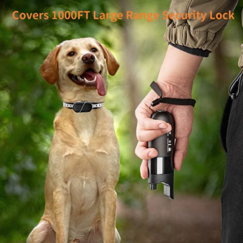 Dog Training Collar No Shock, 1000Ft Range Vibrating Dog Collar,Electronic Waterproof Dog Training Collar With Remote, No Prongs And No Shock, Only Sound And Vibration Collar For Training Dogs #TOP5