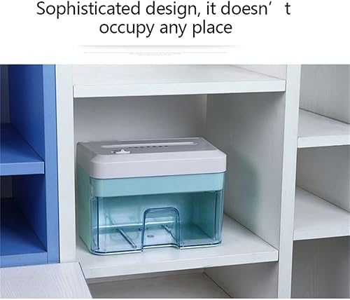 Miniatura 4 de MJWDP - Trituradora eléctrica pequeña para documentos trituradora de papel eléctrica para oficina y hogar