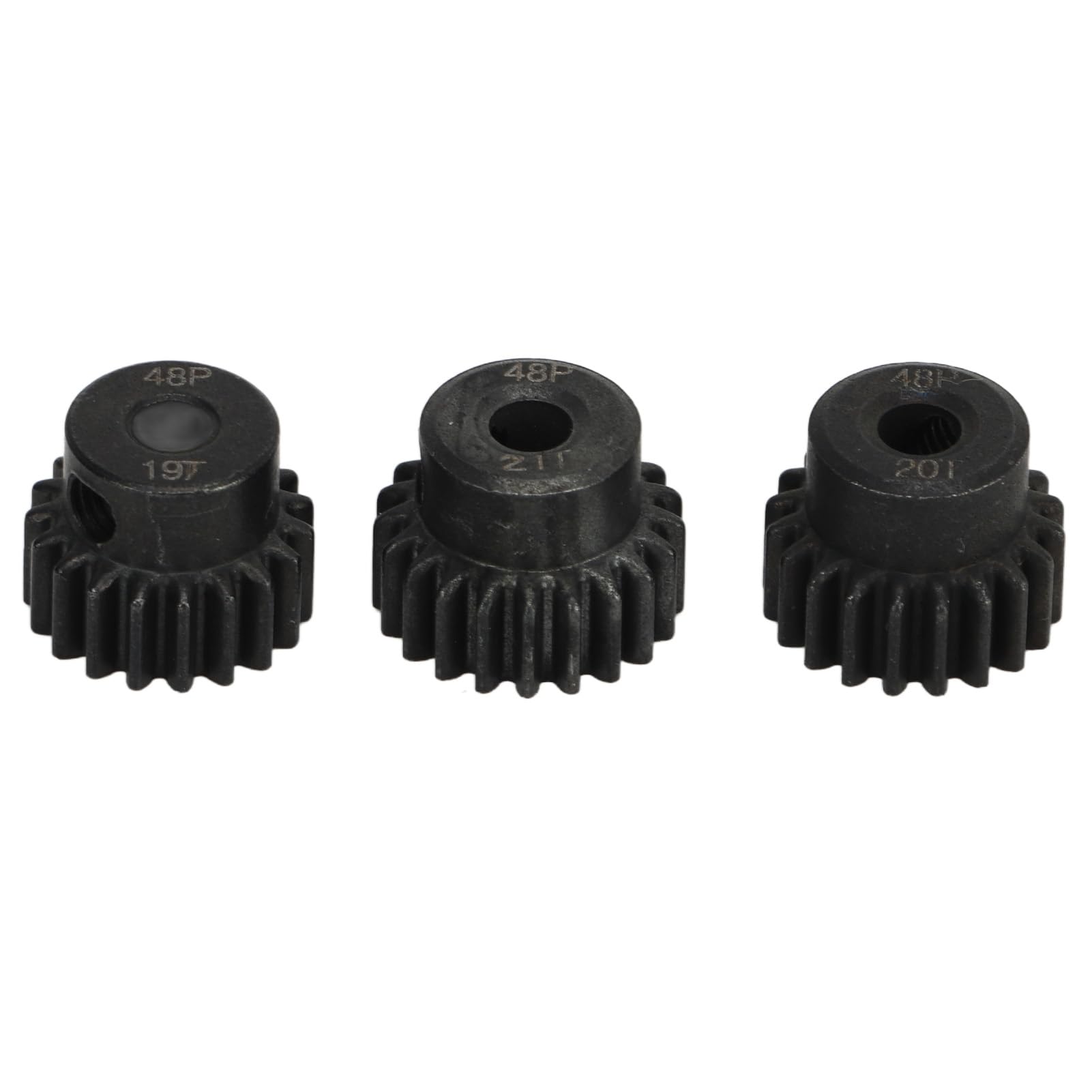 Qukaim Kit 5 Engrenages Pignon 1/10 RC 12T 13T 14T 15T 16T - Acier Chrome Molybdène Pour Arrma Et Traxxas
