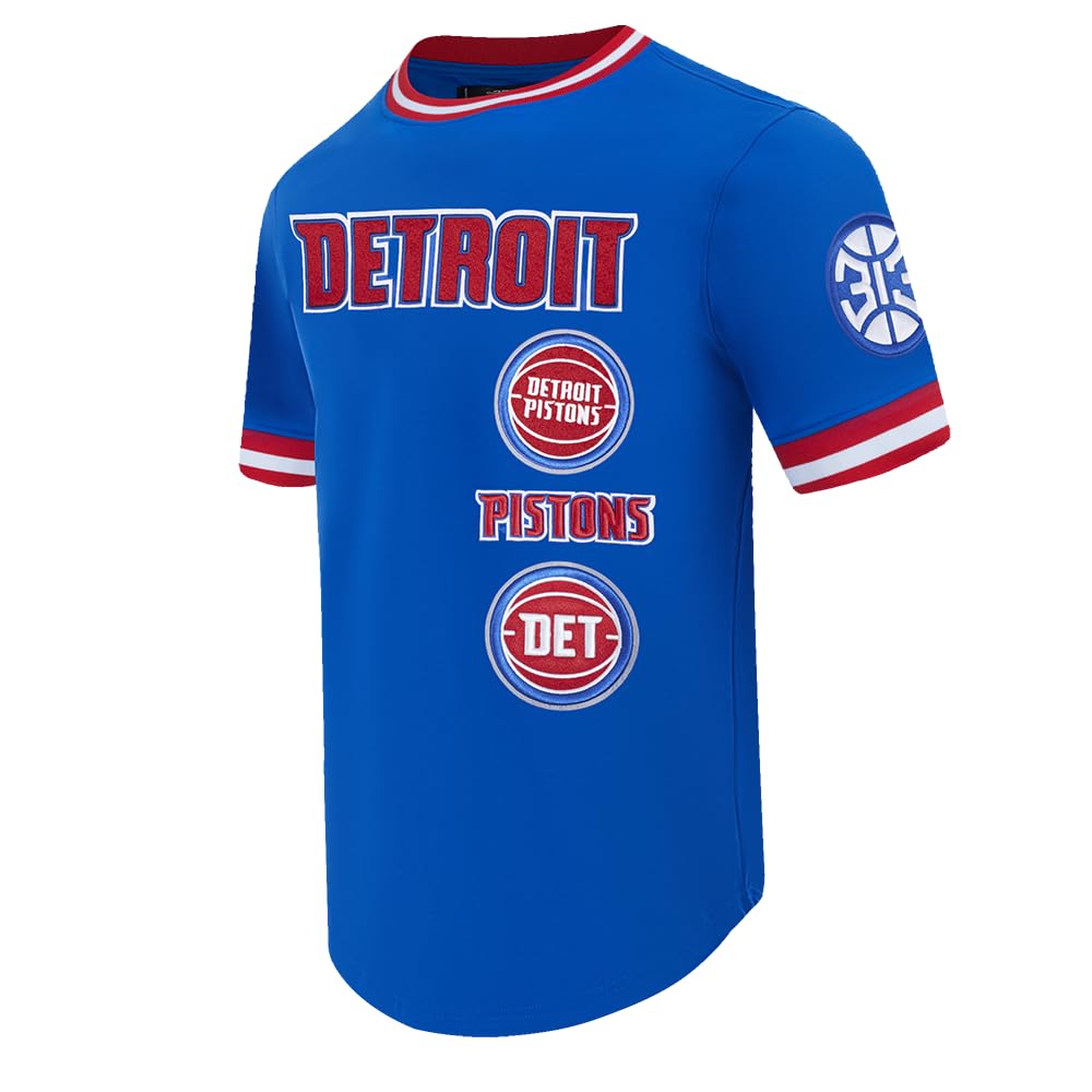 PRO Standard NBA - Maglietta a Maniche Corte da Uomo NBA Retro Classics in Cotone a Doppia Maglia