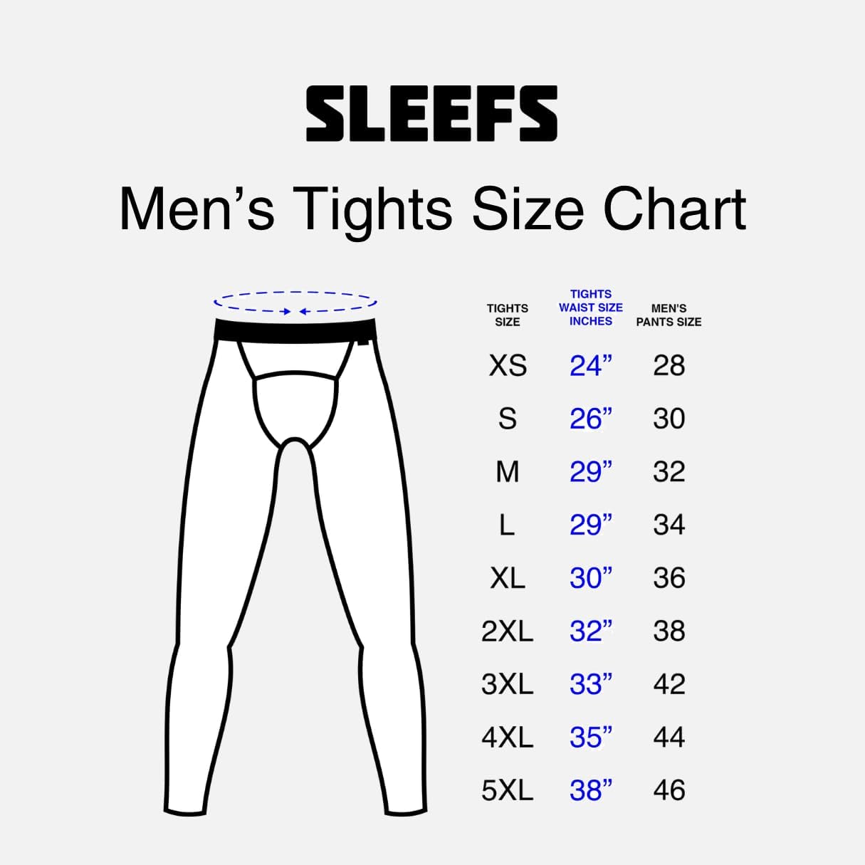 SLEEFS Solid Compression Tights for Men
