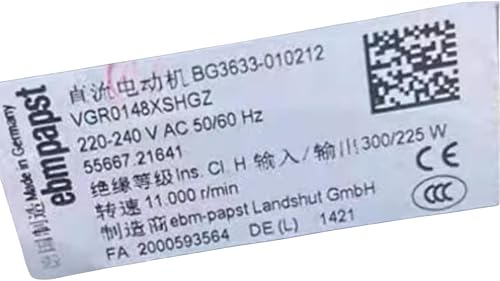 BG3633-010212 220/240V 300/225W 11000RPM Cooling Fan