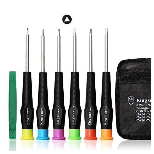 Fixinus Full Triangle Head Screwdriver Set For Electronic Toys, 7-Piece Triangle Security Screws Driver Tool Kit For Thomas McDonald's Toy Series Repair Battery Disassemble - Toys Triangle Driver Set