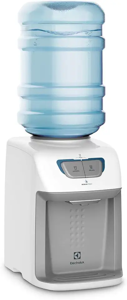 Bebedouro de Água Gelada Fria e Natural Elétrico Eletronico placa Electrolux para galao Bivolt Branco BE11B