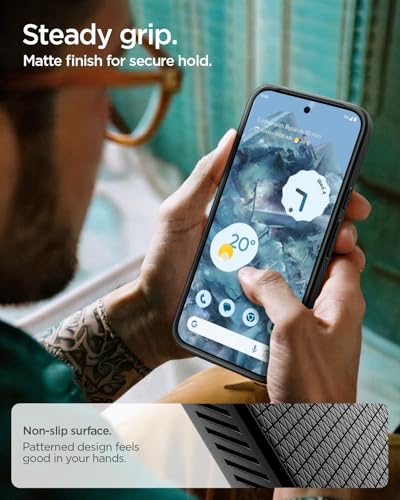 Image of Spigen for Google Pixel 10a (2026) Case, Liquid Air, Military-Grade Protection Cover (No Magnet Ring) (TPU) - Matte Black