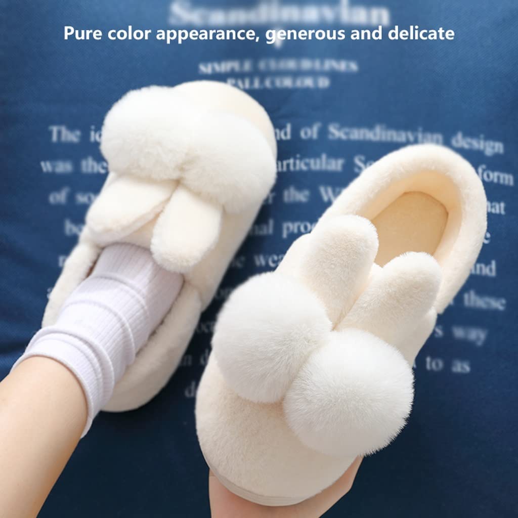 Zapatillas Pantuflas de casa con Textura Transparente para Mujer Zapatos de algodón