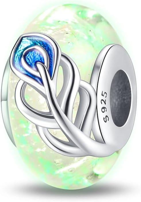 Pandach Murano Glass 925 Sterling Silver Charms for Bracelets Colour Changing Beads for Women Jewelry Gifts - Image 2