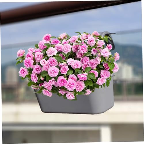 Boîte à suspension verticale pour plante extérieure afin de fleurir les petits balcons - 6