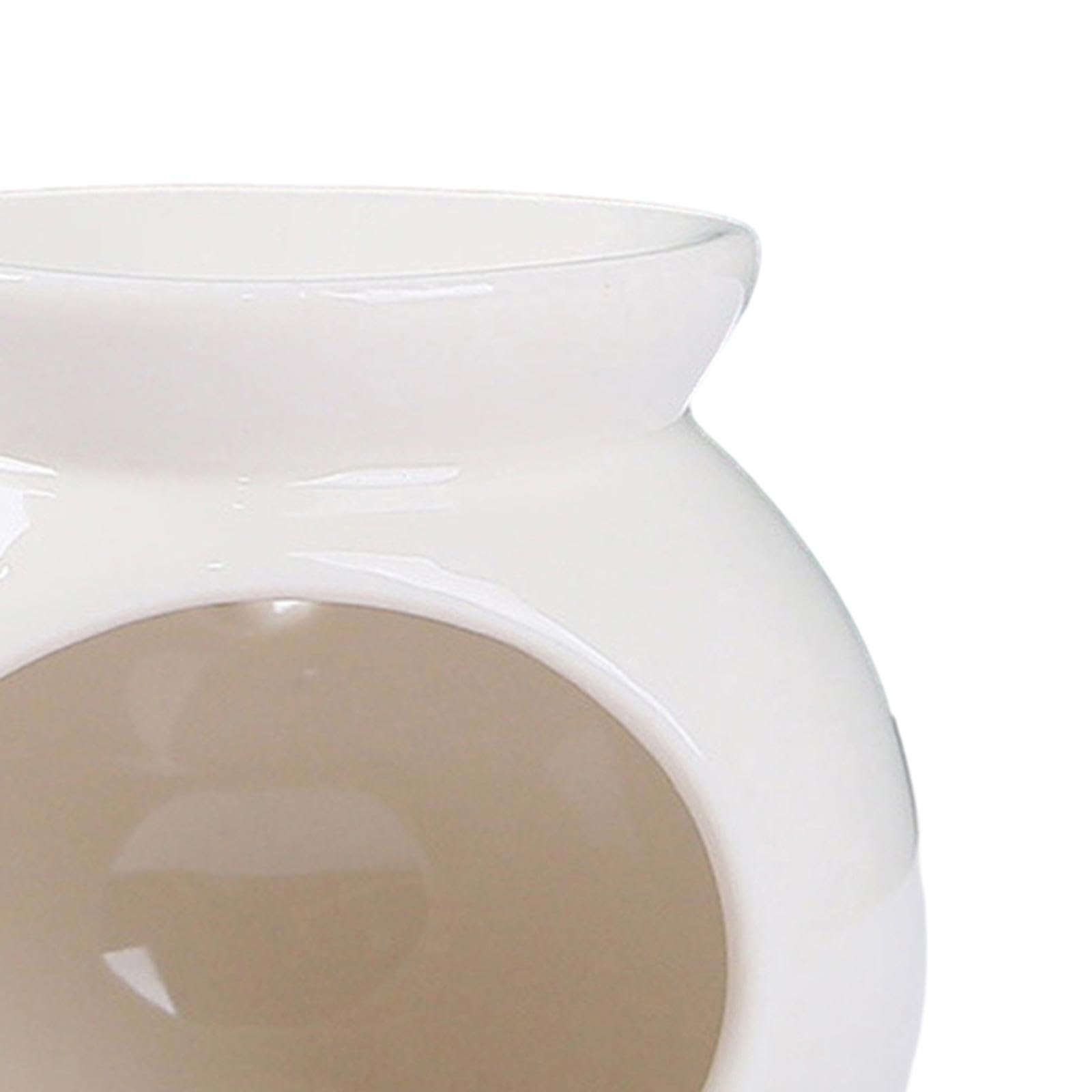 Qianly 3X Ceramic Essential Oil Burner,Aroma Oil Burner,Mini Candle Holder Tealight Candle Holder,Scented Melt Burner for Porch