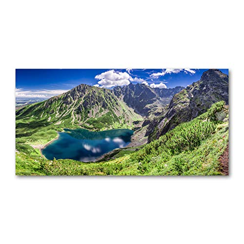 Fond de hotte paysage Tatry vert pour illuminer votre plan de travail